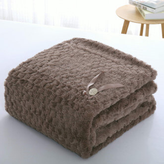 Плед искусственный мех Sofi De Marko Аврил мокко - купить по низким ценам в Lux-Postel.com