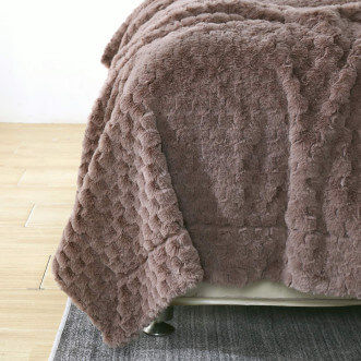 Плед искусственный мех Sofi De Marko Аврил мокко - купить по низким ценам в Lux-Postel.com