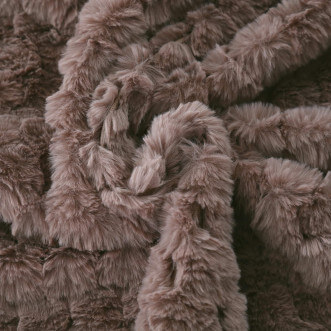 Плед искусственный мех Sofi De Marko Аврил мокко - купить по низким ценам в Lux-Postel.com