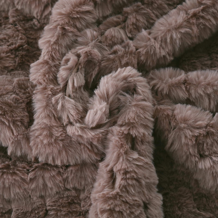 Плед искусственный мех Sofi De Marko Аврил мокко