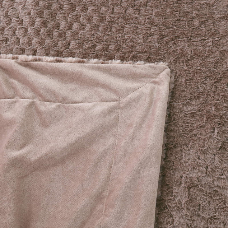 Плед искусственный мех Sofi De Marko Аврил мокко