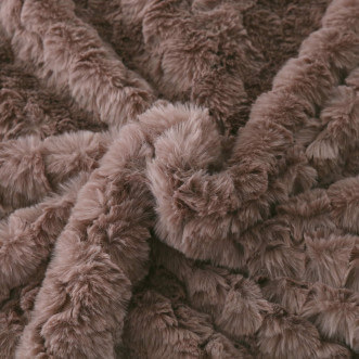 Плед искусственный мех Sofi De Marko Аврил мокко - купить по низким ценам в Lux-Postel.com