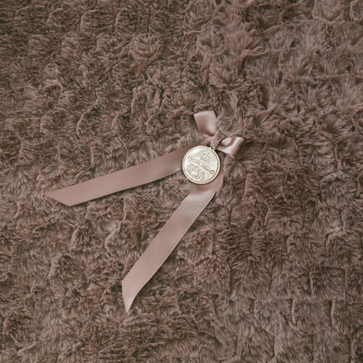 Плед искусственный мех Sofi De Marko Аврил мокко