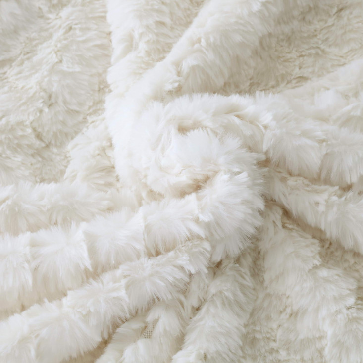 Плед искусственный мех Sofi De Marko Аврил молоко