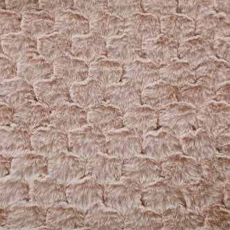 Плед искусственный мех Sofi De Marko Аврил пудра - купить по низким ценам в Lux-Postel.com