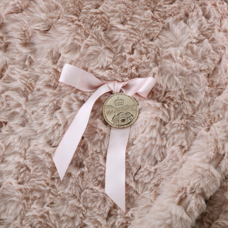 Плед искусственный мех Sofi De Marko Аврил пудра