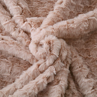 Плед искусственный мех Sofi De Marko Аврил пудра - купить по низким ценам в Lux-Postel.com