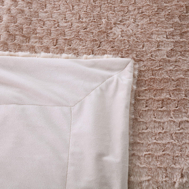 Плед искусственный мех Sofi De Marko Аврил пудра