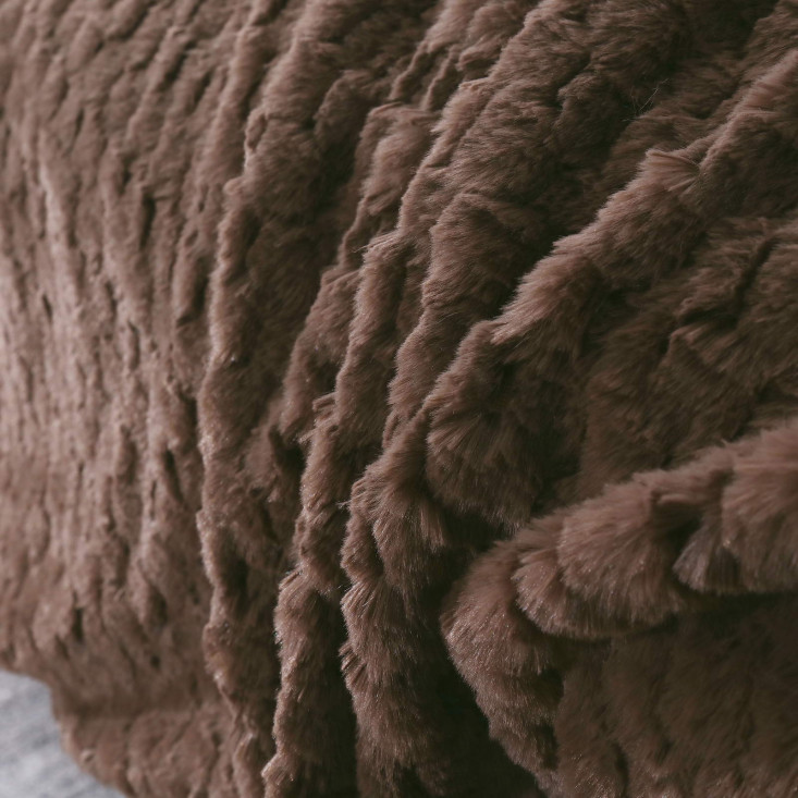 Плед искусственный мех Sofi De Marko Аврил шоколад