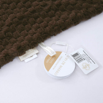 Плед искусственный мех Sofi De Marko Аврил шоколад - купить по низким ценам в Lux-Postel.com