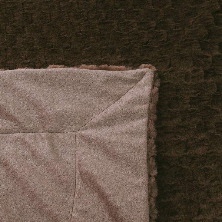 Плед искусственный мех Sofi De Marko Аврил шоколад