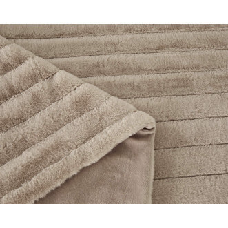 Плед искусственный мех Sofi De Marko Анабель беж - купить по низким ценам в Lux-Postel.com