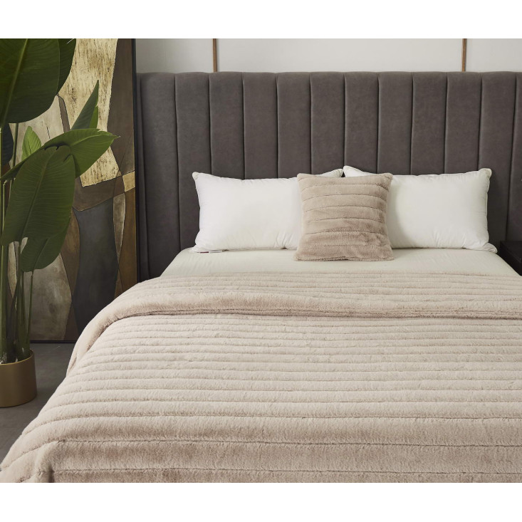 Плед искусственный мех Sofi De Marko Анабель беж