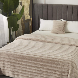 Плед искусственный мех Sofi De Marko Анабель беж описание