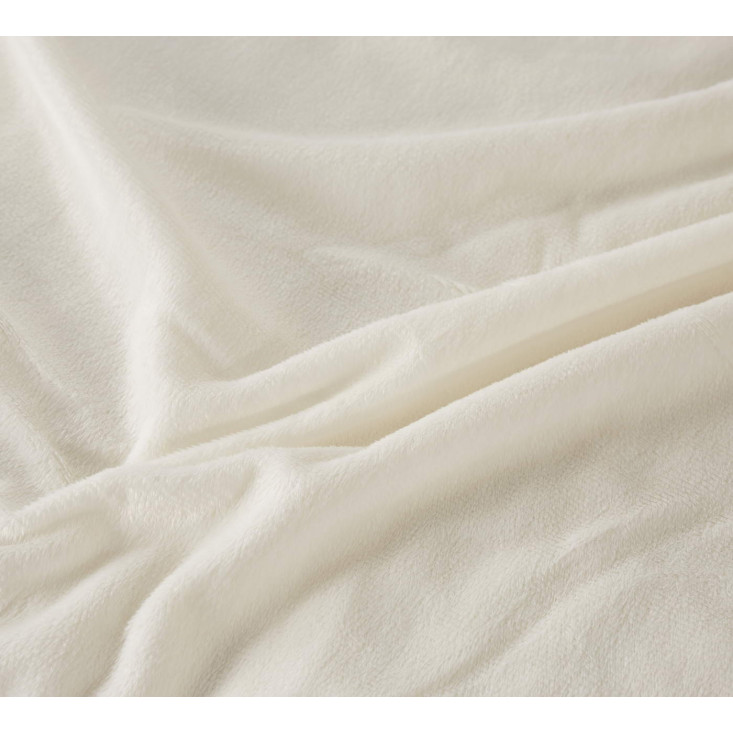 Плед искусственный мех Sofi De Marko Анабель белый