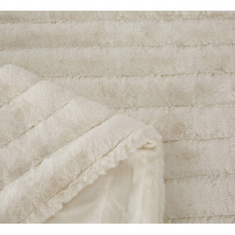 Плед искусственный мех Sofi De Marko Анабель белый - купить по низким ценам в Lux-Postel.com