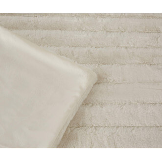 Плед искусственный мех Sofi De Marko Анабель белый - купить по низким ценам в Lux-Postel.com