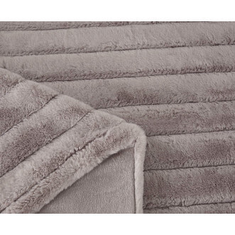 Плед искусственный мех Sofi De Marko Анабель лиловый - купить по низким ценам в Lux-Postel.com