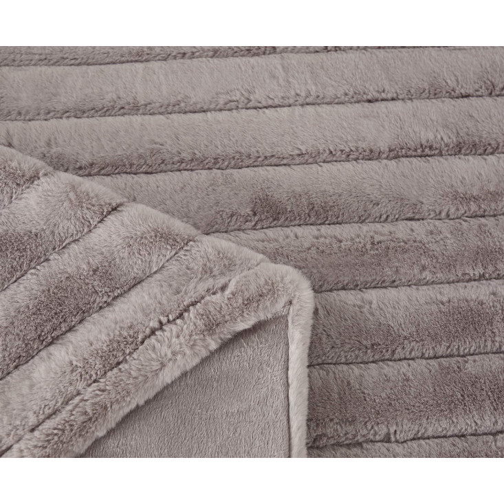 Плед искусственный мех Sofi De Marko Анабель лиловый