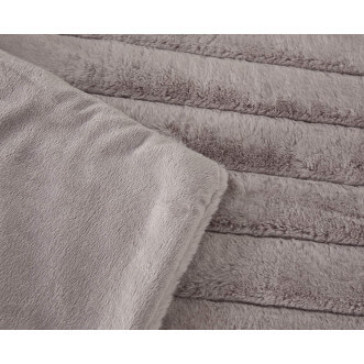 Плед искусственный мех Sofi De Marko Анабель лиловый - купить по низким ценам в Lux-Postel.com