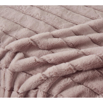 Плед искусственный мех Sofi De Marko Анабель пепельная роза описание