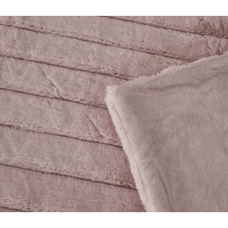 Плед искусственный мех Sofi De Marko Анабель пепельная роза - купить по низким ценам в Lux-Postel.com