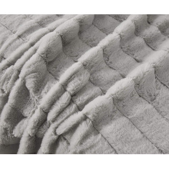 Плед искусственный мех Sofi De Marko Анабель серый описание