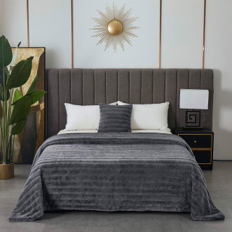 Плед искусственный мех Sofi De Marko Анабель стоун