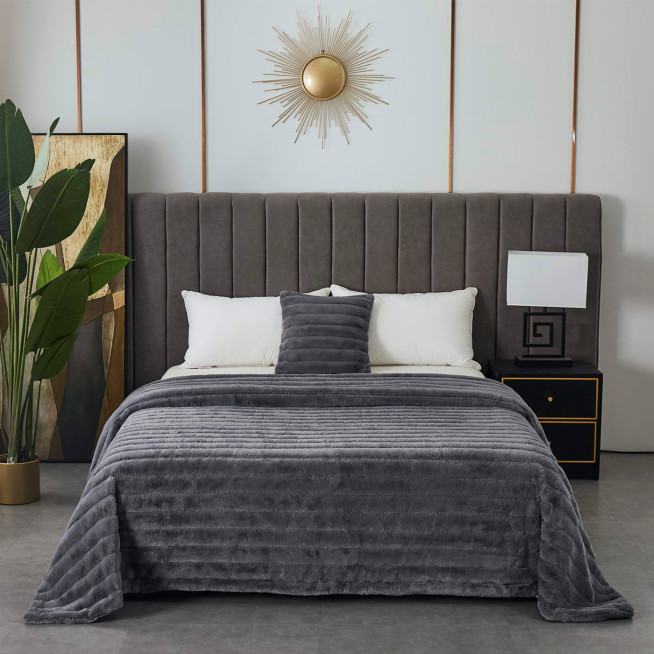 Плед искусственный мех Sofi De Marko Анабель стоун