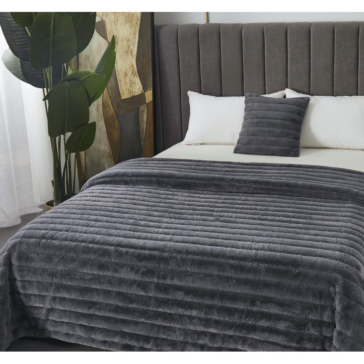 Плед искусственный мех Sofi De Marko Анабель стоун