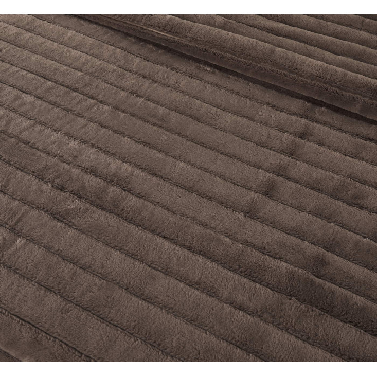 Плед искусственный мех Sofi De Marko Анабель шоколадный