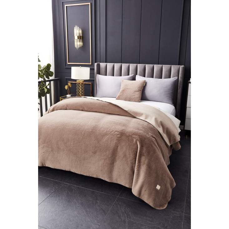 Плед искусственный мех Sofi De Marko Антуан мокко