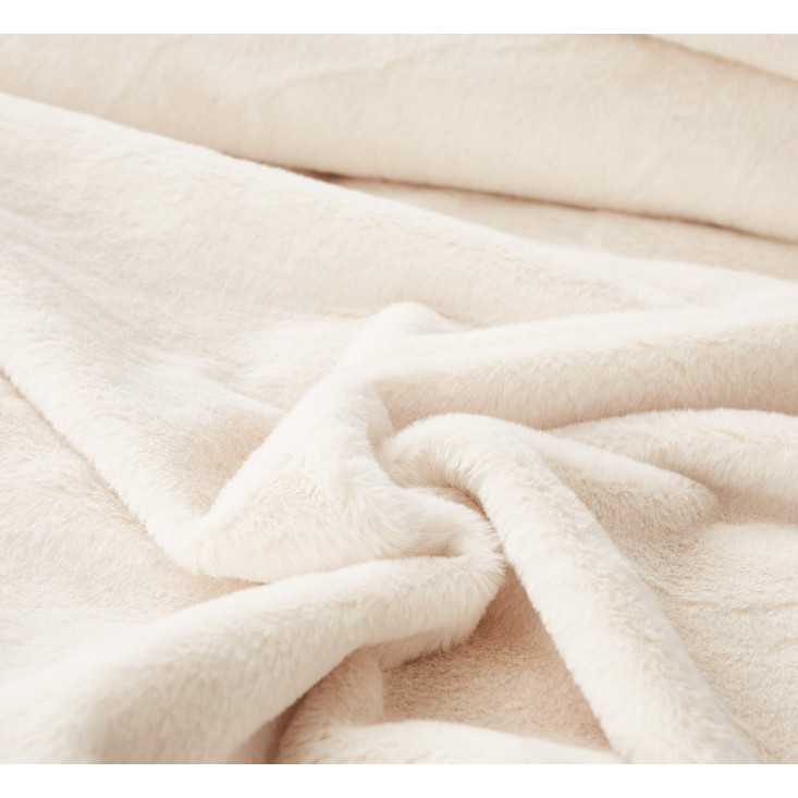 Плед искусственный мех Sofi De Marko Антуан молоко