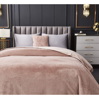 Плед искусственный мех Sofi De Marko Антуан пудра описание