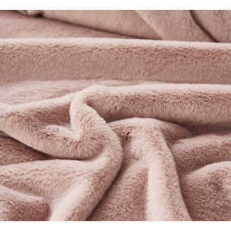 Плед искусственный мех Sofi De Marko Антуан пудра фото