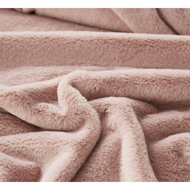 Плед искусственный мех Sofi De Marko Антуан пудра