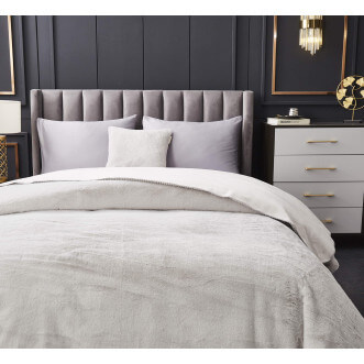 Плед искусственный мех Sofi De Marko Антуан серый описание