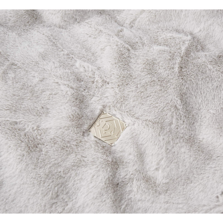 Плед искусственный мех Sofi De Marko Антуан серый