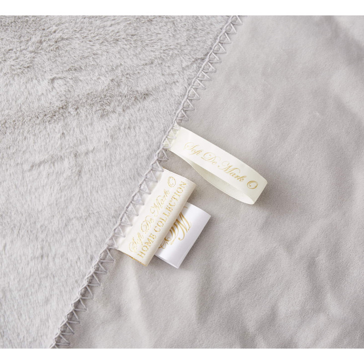 Плед искусственный мех Sofi De Marko Антуан серый