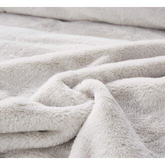 Плед искусственный мех Sofi De Marko Антуан серый фото