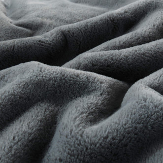 Плед искусственный мех Sofi De Marko Аурелия антрацит фото