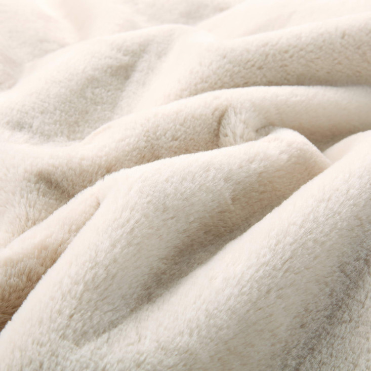 Плед искусственный мех Sofi De Marko Аурелия кремовый