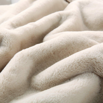 Плед искусственный мех Sofi De Marko Аурелия кремовый - купить по низким ценам в Lux-Postel.com