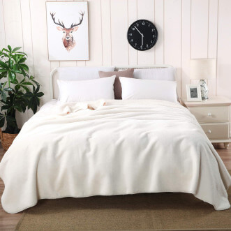 Плед искусственный мех Sofi De Marko Аурелия молоко