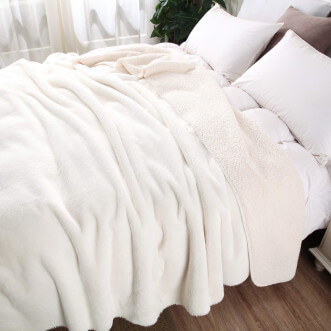 Плед искусственный мех Sofi De Marko Аурелия молоко отзывы