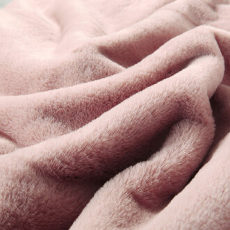 Плед искусственный мех Sofi De Marko Аурелия пудра фото