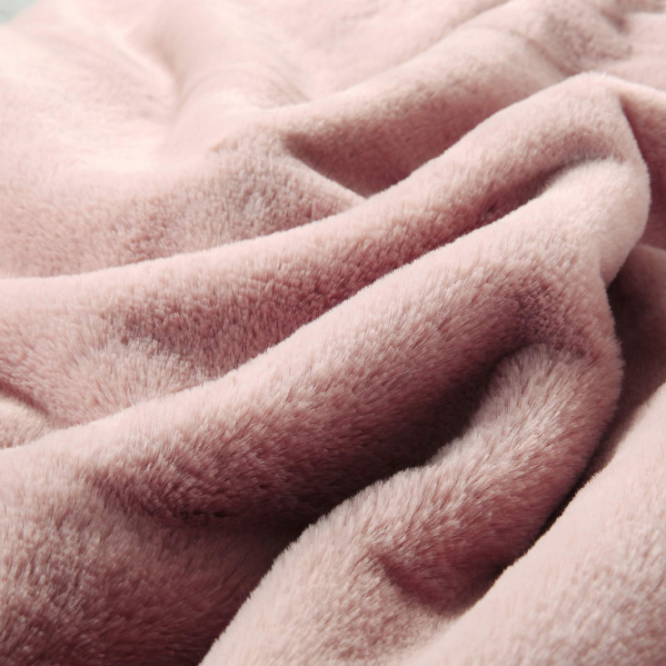 Плед искусственный мех Sofi De Marko Аурелия пудра