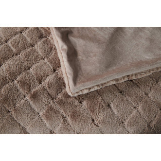 Плед искусственный мех Sofi De Marko Бернард беж отзывы