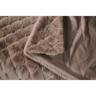 Плед искусственный мех Sofi De Marko Бернард беж - купить по низким ценам в Lux-Postel.com