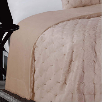 Плед искусственный мех Sofi De Marko Бернард беж - купить по низким ценам в Lux-Postel.com